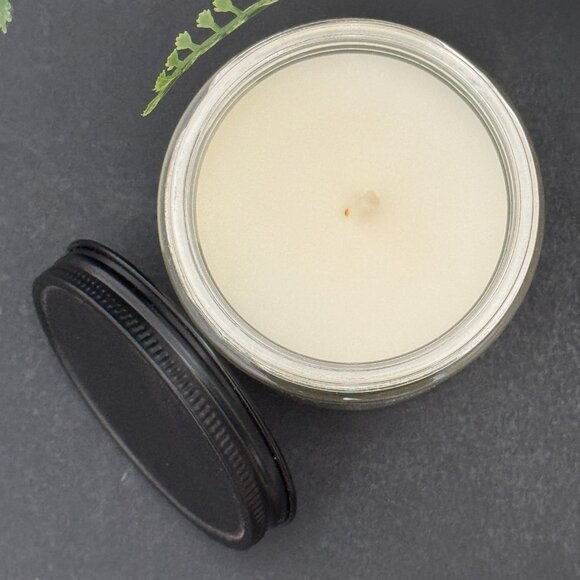 BBW Midnight Blue Citrus White Barn Bath & Body Works Mason Single Wick Candle - Picture 6 of 10